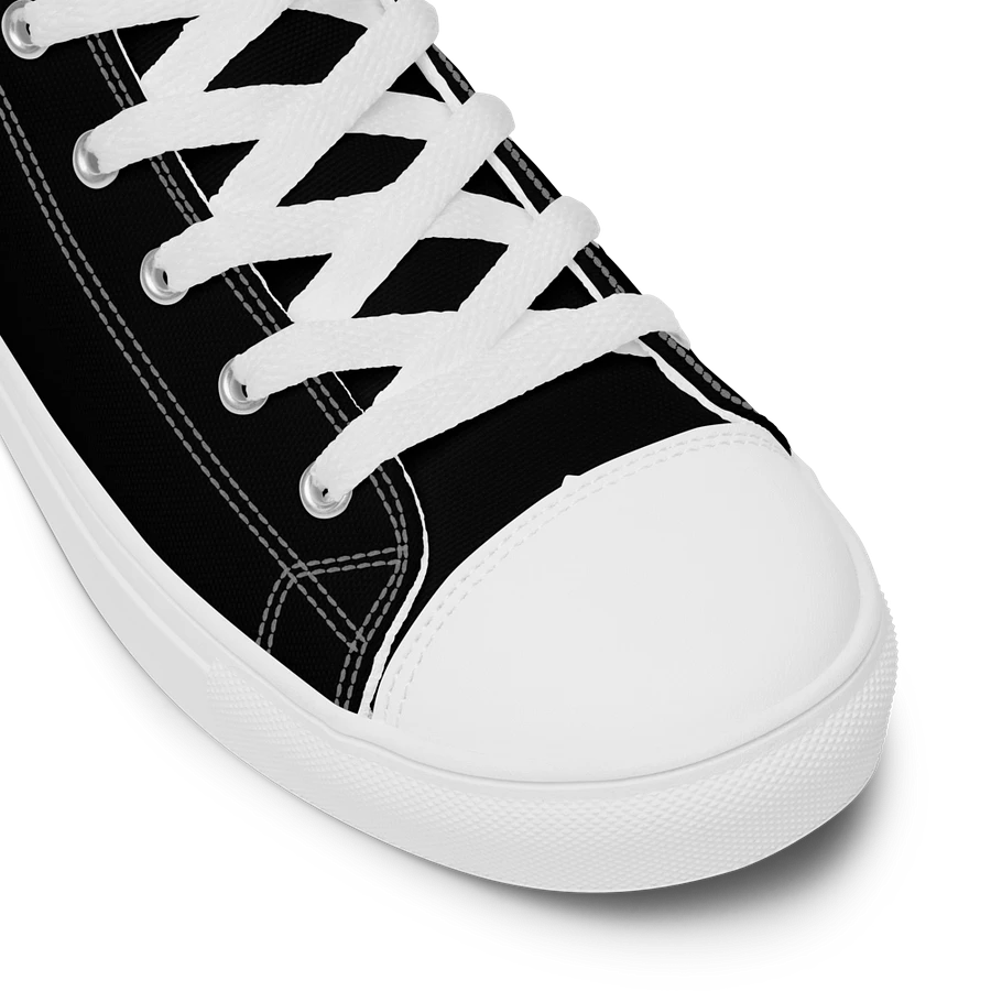Black and White Flower Sneakers product image (9)
