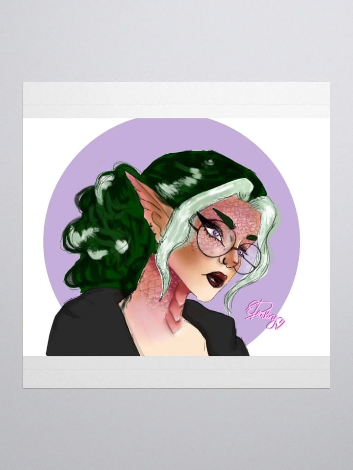 (echos art ) serpent inspired girlie sticker product image (2)