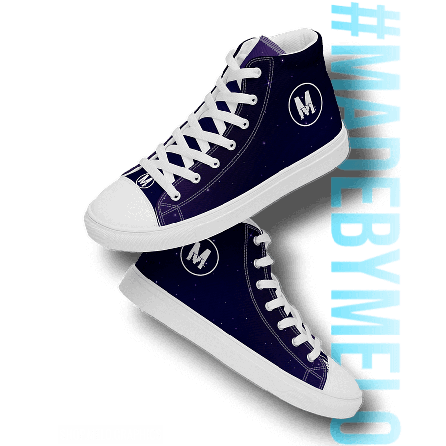 Grape Galaxy Quest - Women's High Tops | #MadeByMELO product image (1)