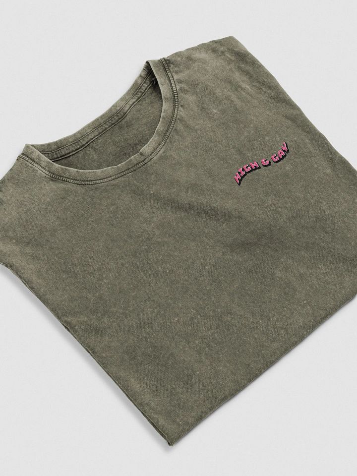 High and Gay denim tee product image (1)