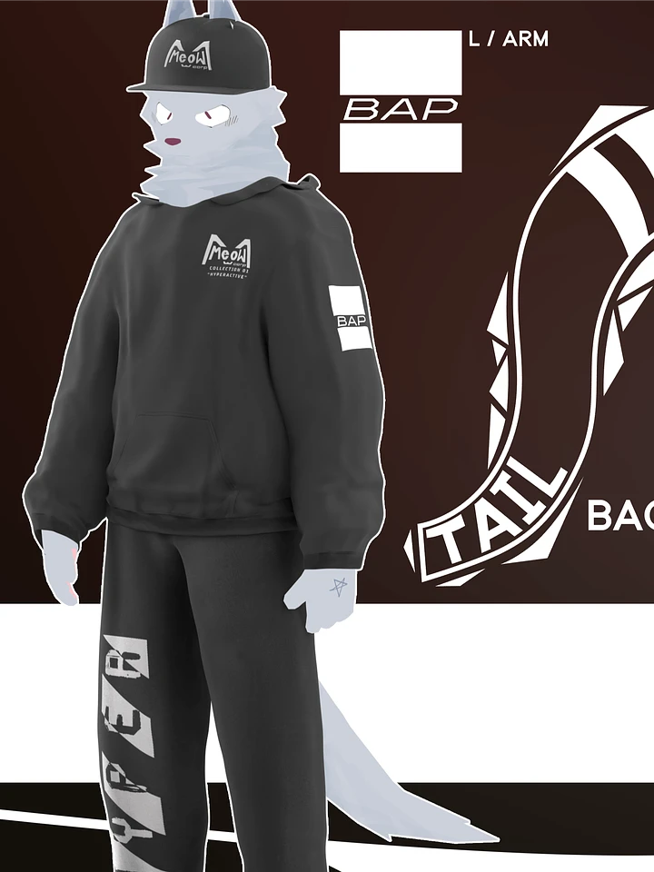 MeowCorp 'TAIL' Hoodie Rv.1 product image (1)