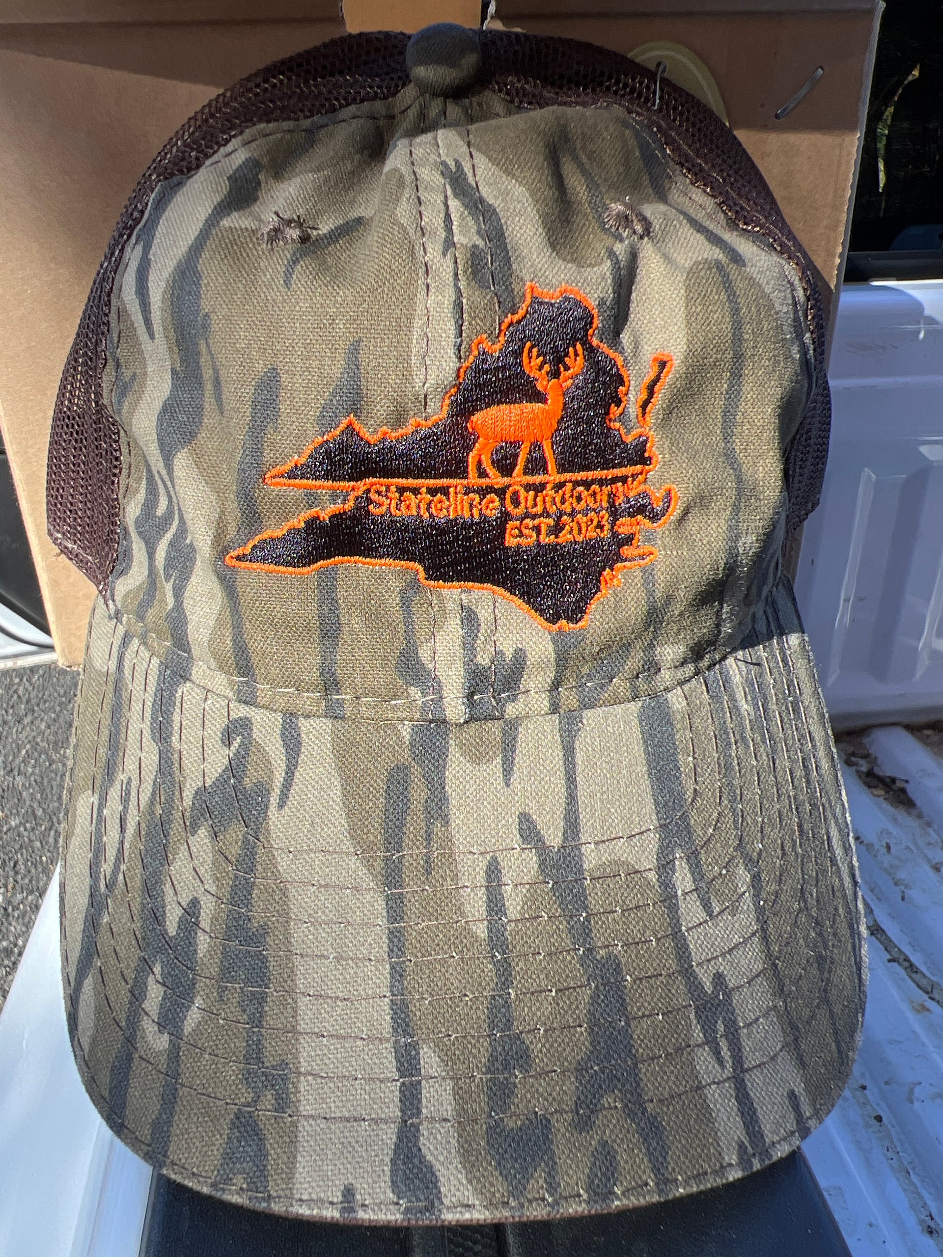 Mossy oak camo adjustable hat product image (1)