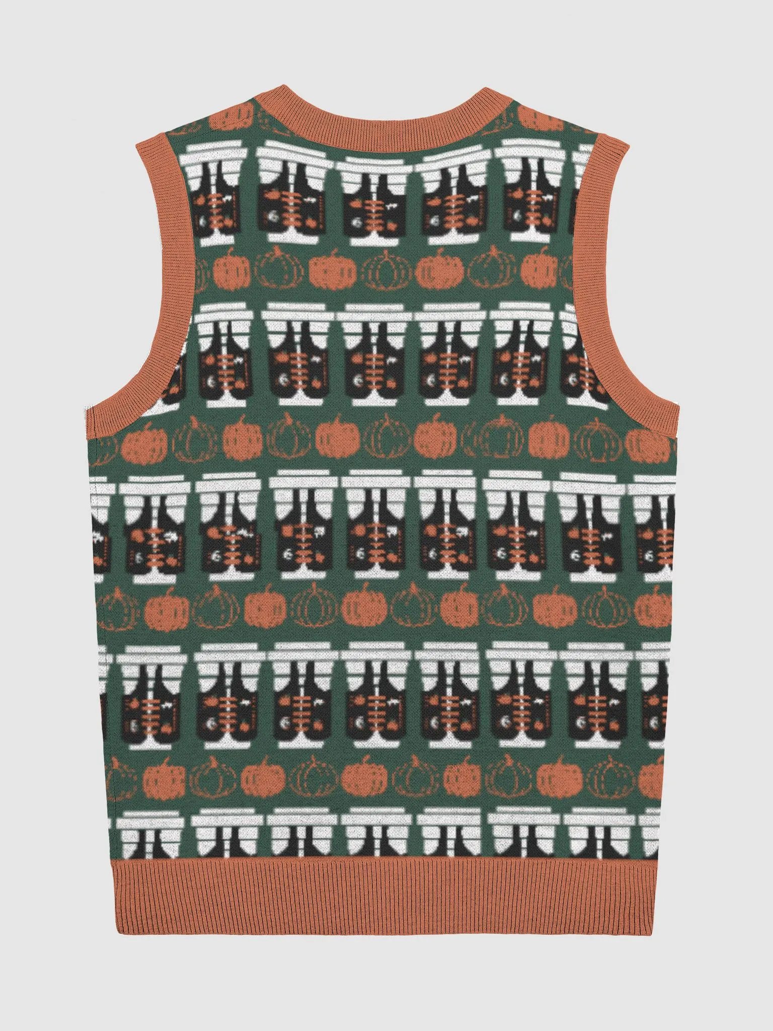 Pumpkin Spice Pattern Vest product image (2)