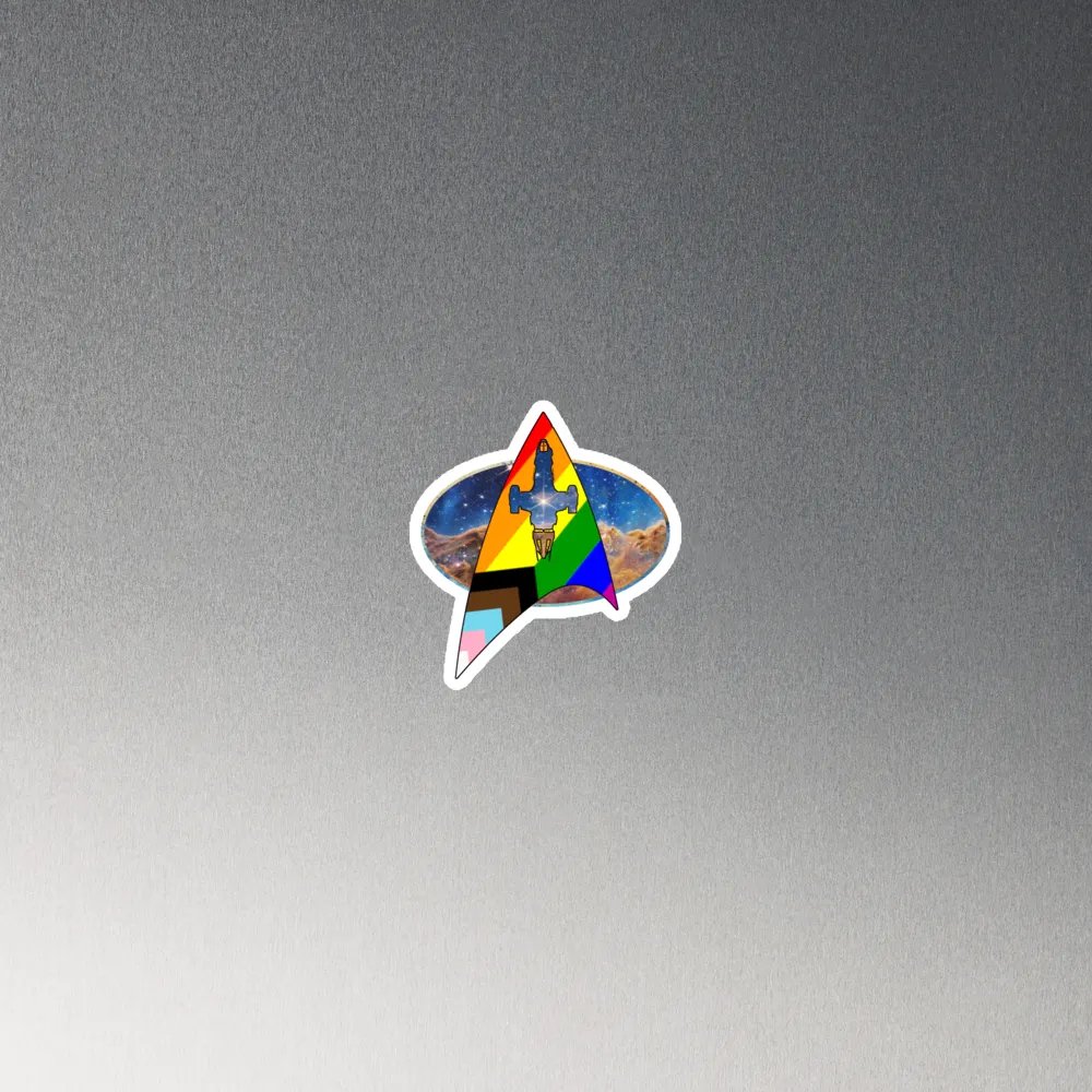 Cosmic Prism Die-Cut Magnets product image (2)