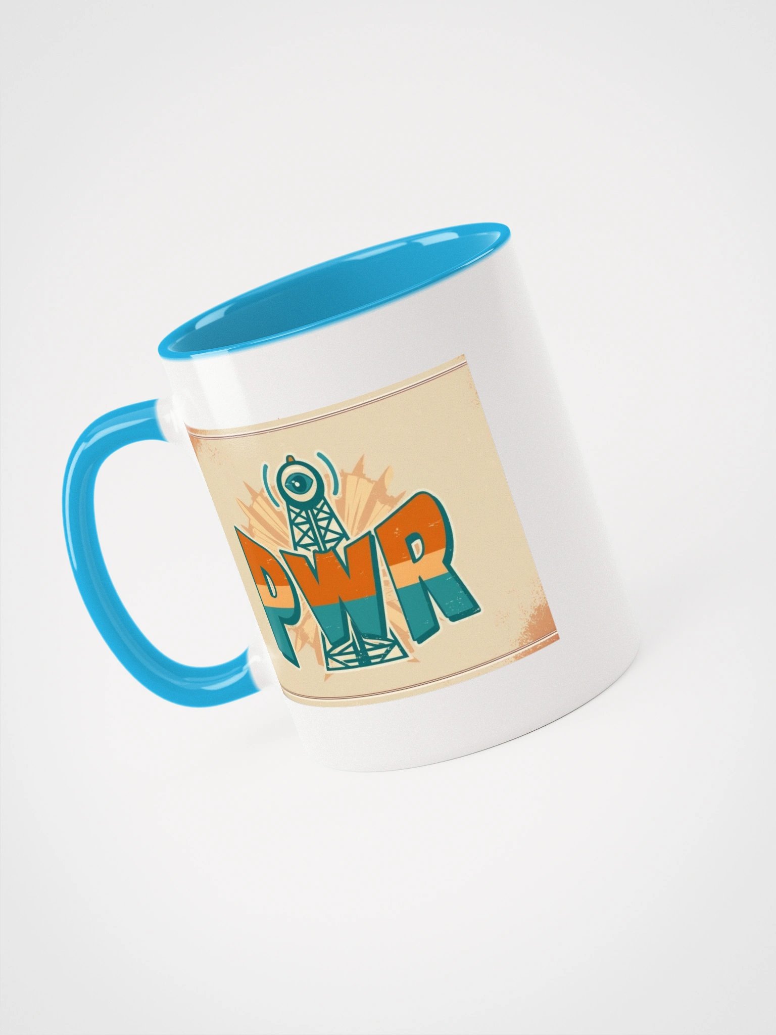 Blue PWR Radiating Eye Mug product image (3)