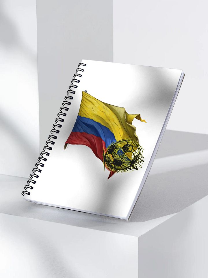 Colombian Flag Soccer Spiral Notebook product image (2)