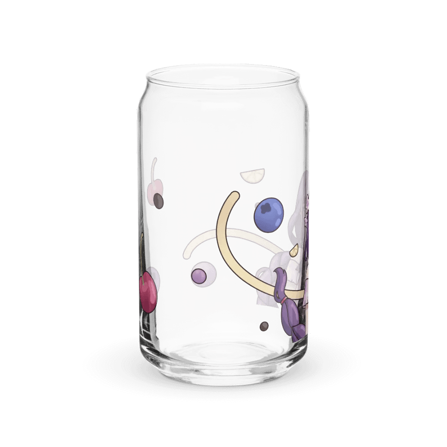 Raiden Shogun - Can-Shaped Glass (or with lid and straw) product image (40)