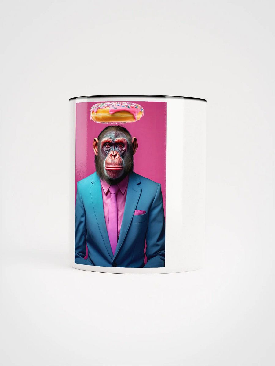 Flying Donut over Business Chimp Mug product image (28)