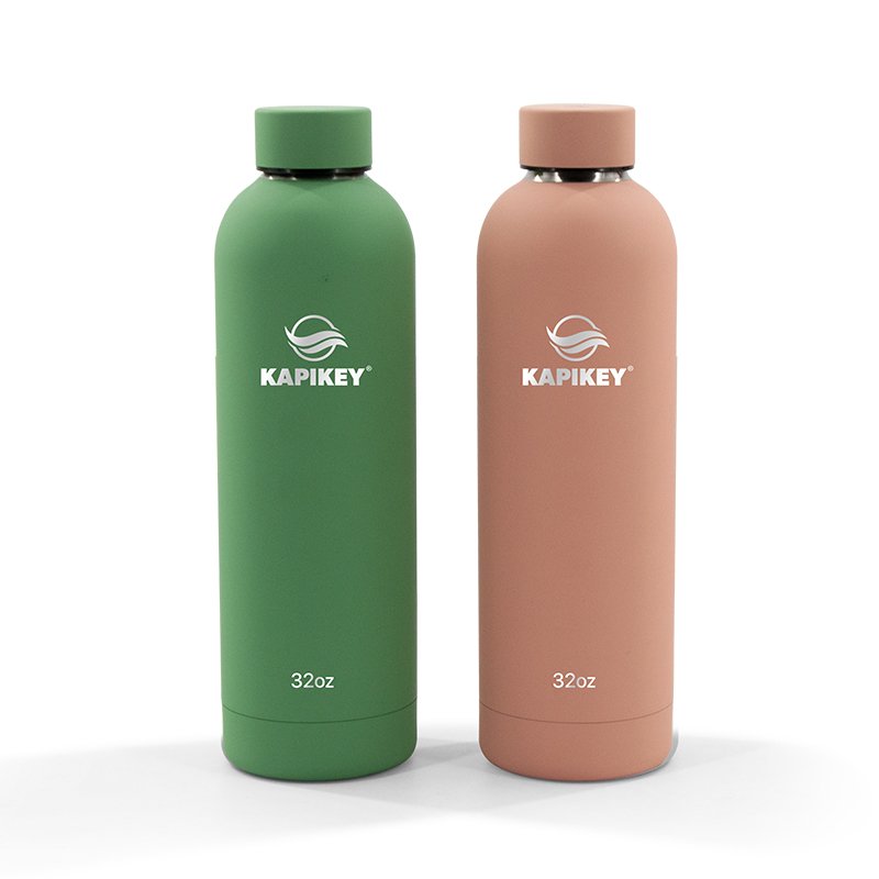 KAPIKEY 32 Oz Stainless Steel Water Bottle (Set of 2) Small Mouth product image (1)