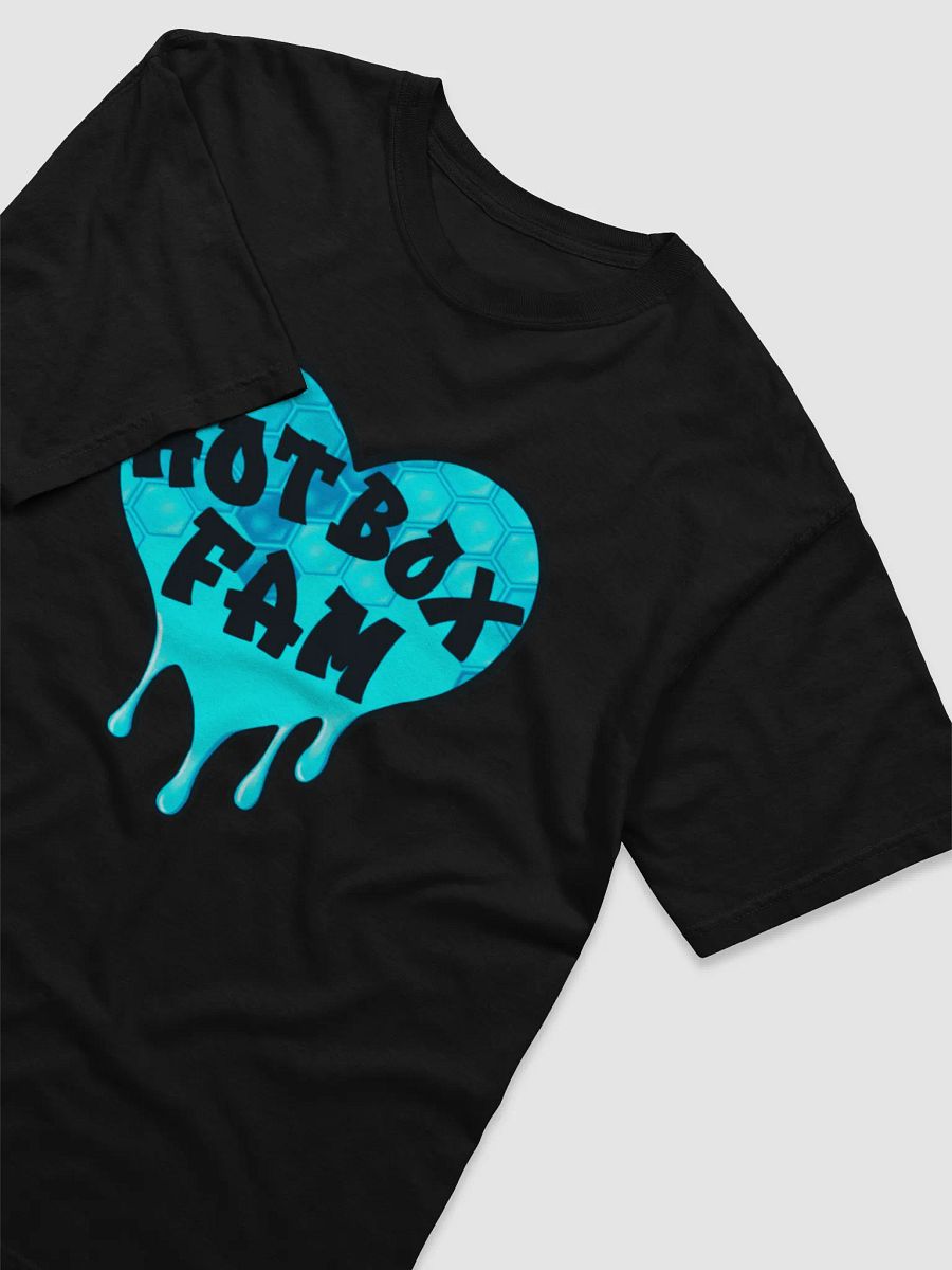 HOT BOX FAM BRIGHT BLUE HONEY COMB LOGO TEE product image (3)