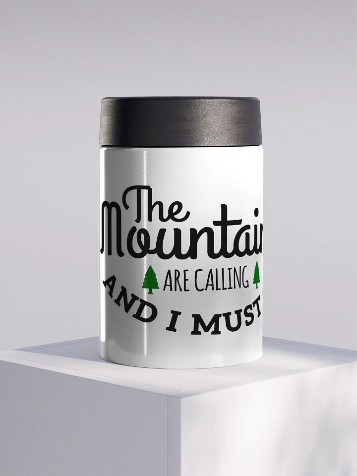 Mountain Calling Stainless Steel Koozie product image (1)