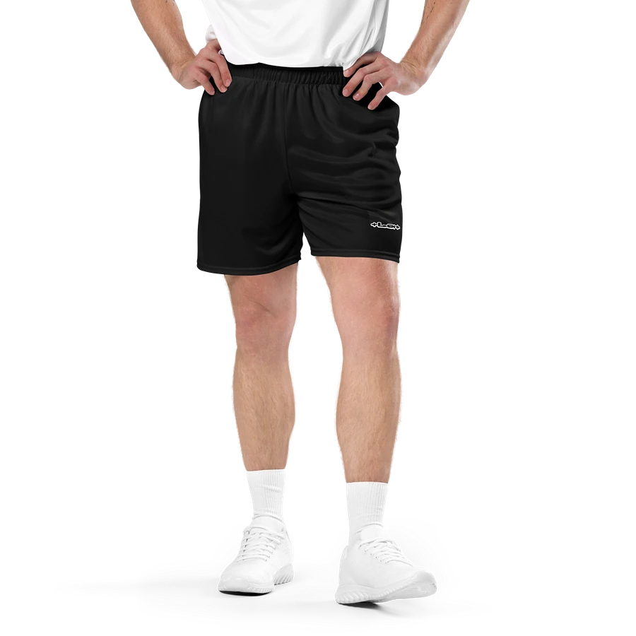 ECLIPSE - BLACK Unisex Recycled Mesh Shorts product image (3)