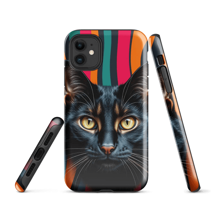 Bold Cat Eyes iPhone® 16 Pro Max Tough Case product image (1)
