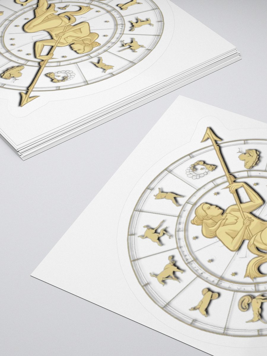 Exclusive Sagittarius Zodiac Sticker: Centaur Archer in Cosmic Twilight - Perfect for Astrology Fans and Unique Gifts! product image (11)