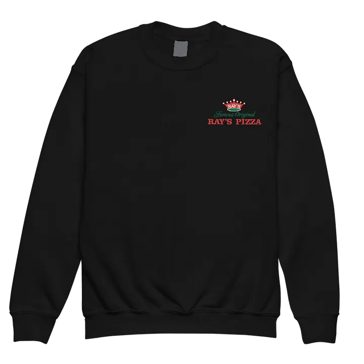 Ray's Pizza Youth Embroidered Crew Neck Sweatshirt product image (1)