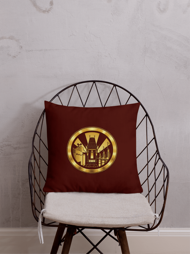 Studio Seal Pillow - Maroon product image (2)