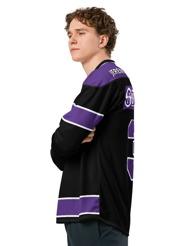 Outcasts Hockey Jersey Black/Purple product image (4)