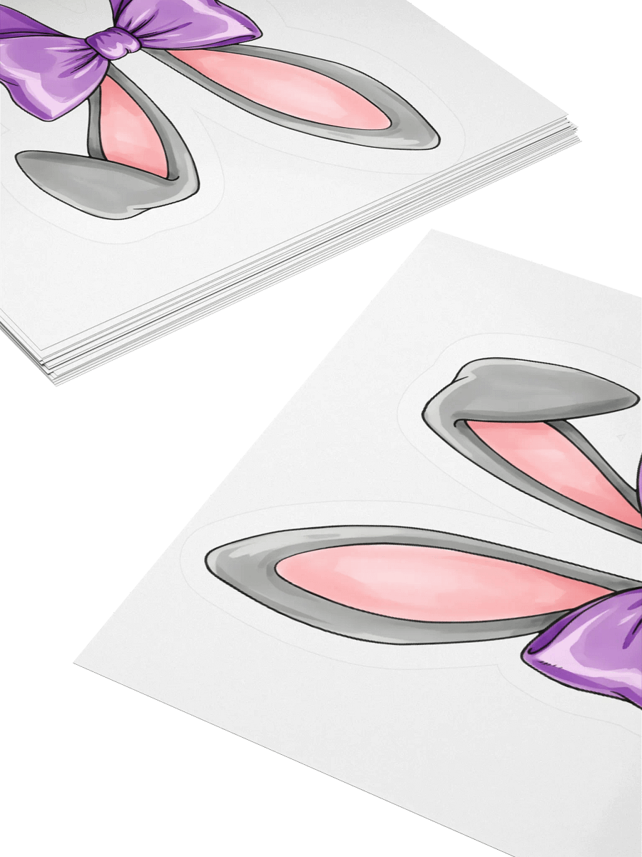Bunny Bow Bliss Sticker product image (10)