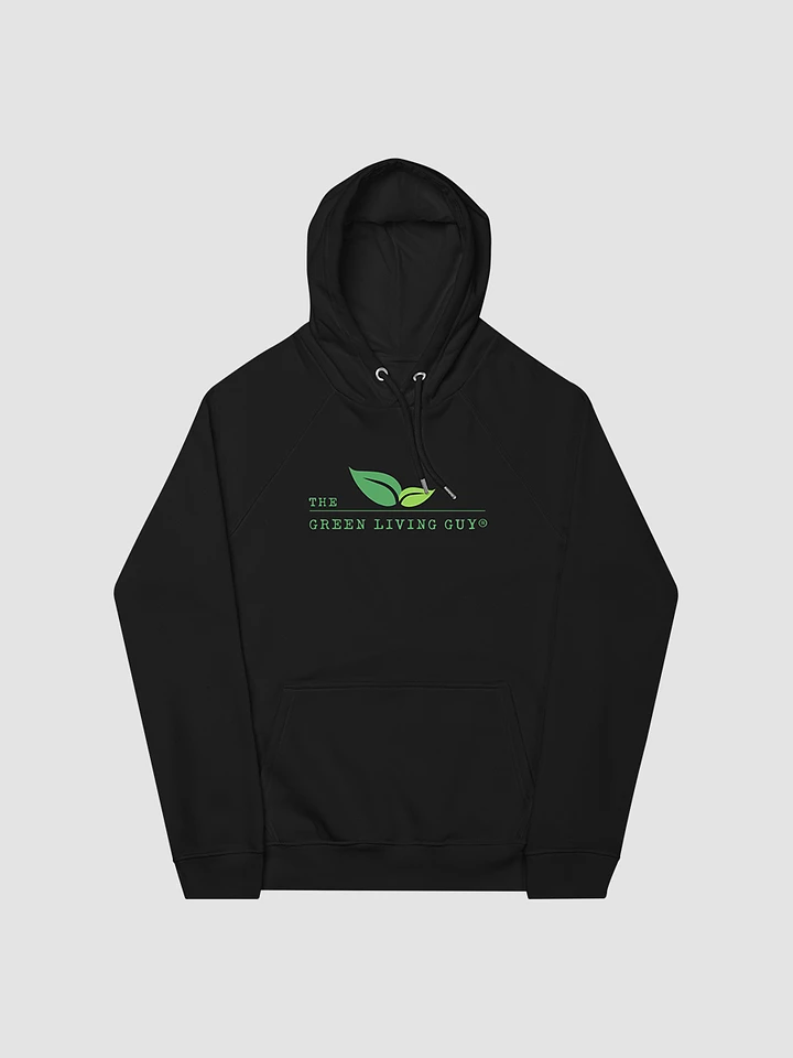 [Green Living Guy] Unisex eco raglan hoodie (DTG) product image (6)