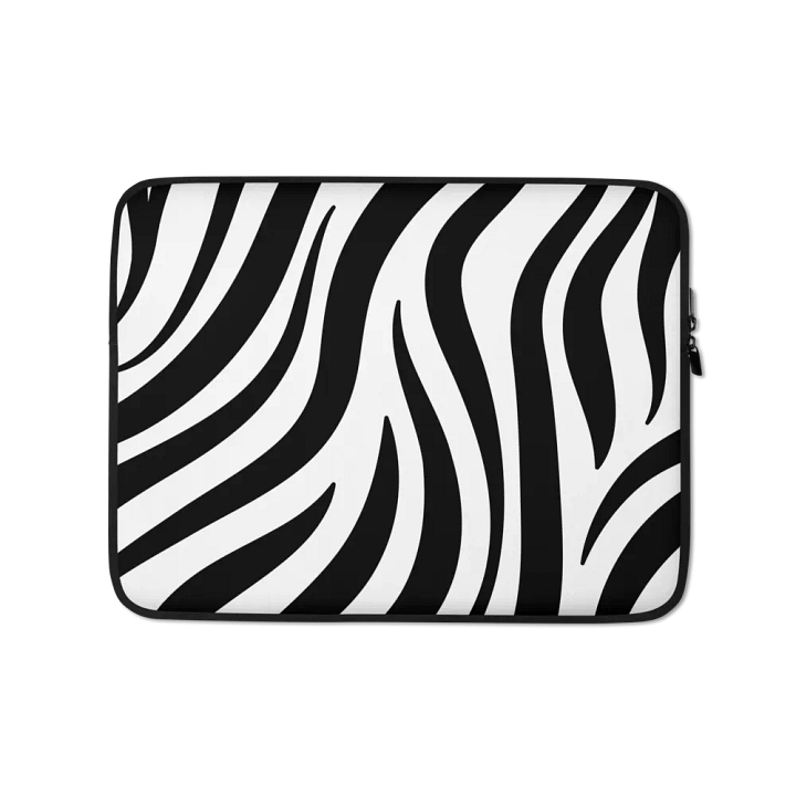 Zebra Print Laptop Sleeve product image (1)