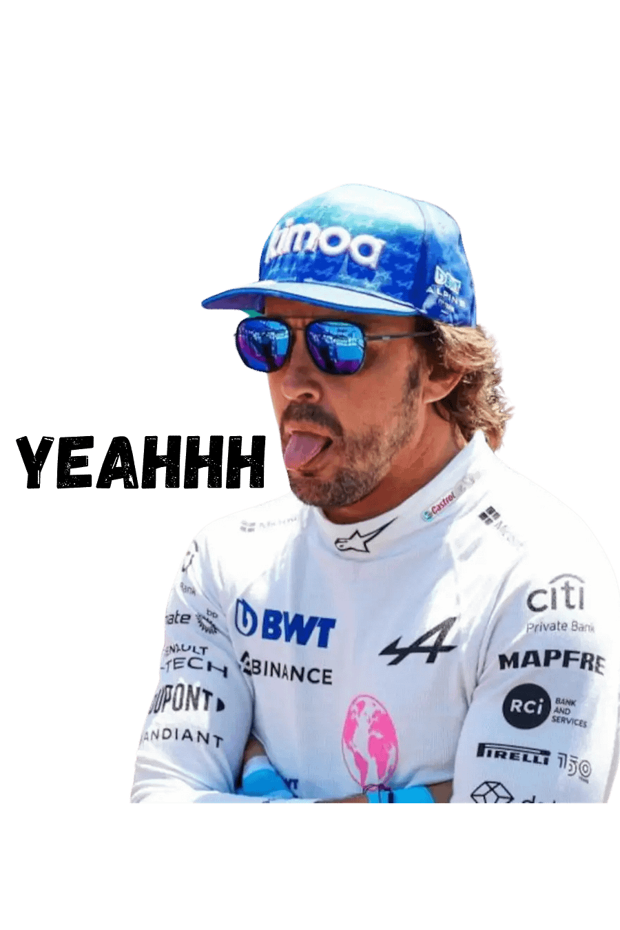 FERNANDO ALONSO free digital stickers for WhatsApp and Instagram product image (1)