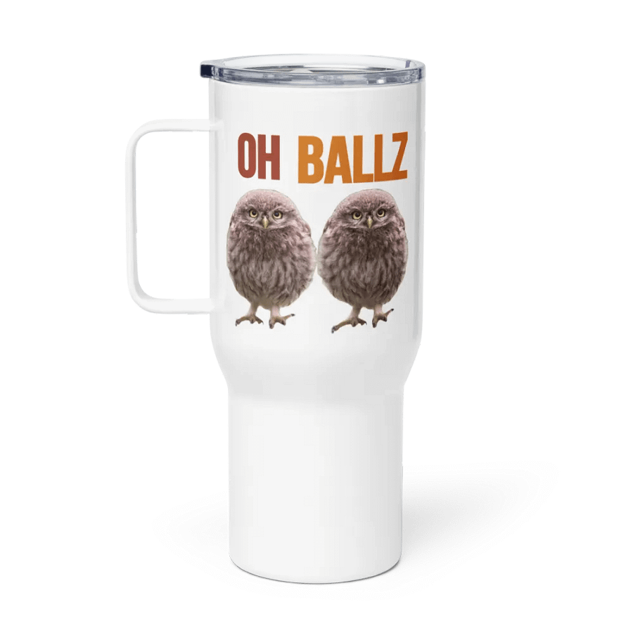 Oh Ballz Travel Mug with Handle product image (1)