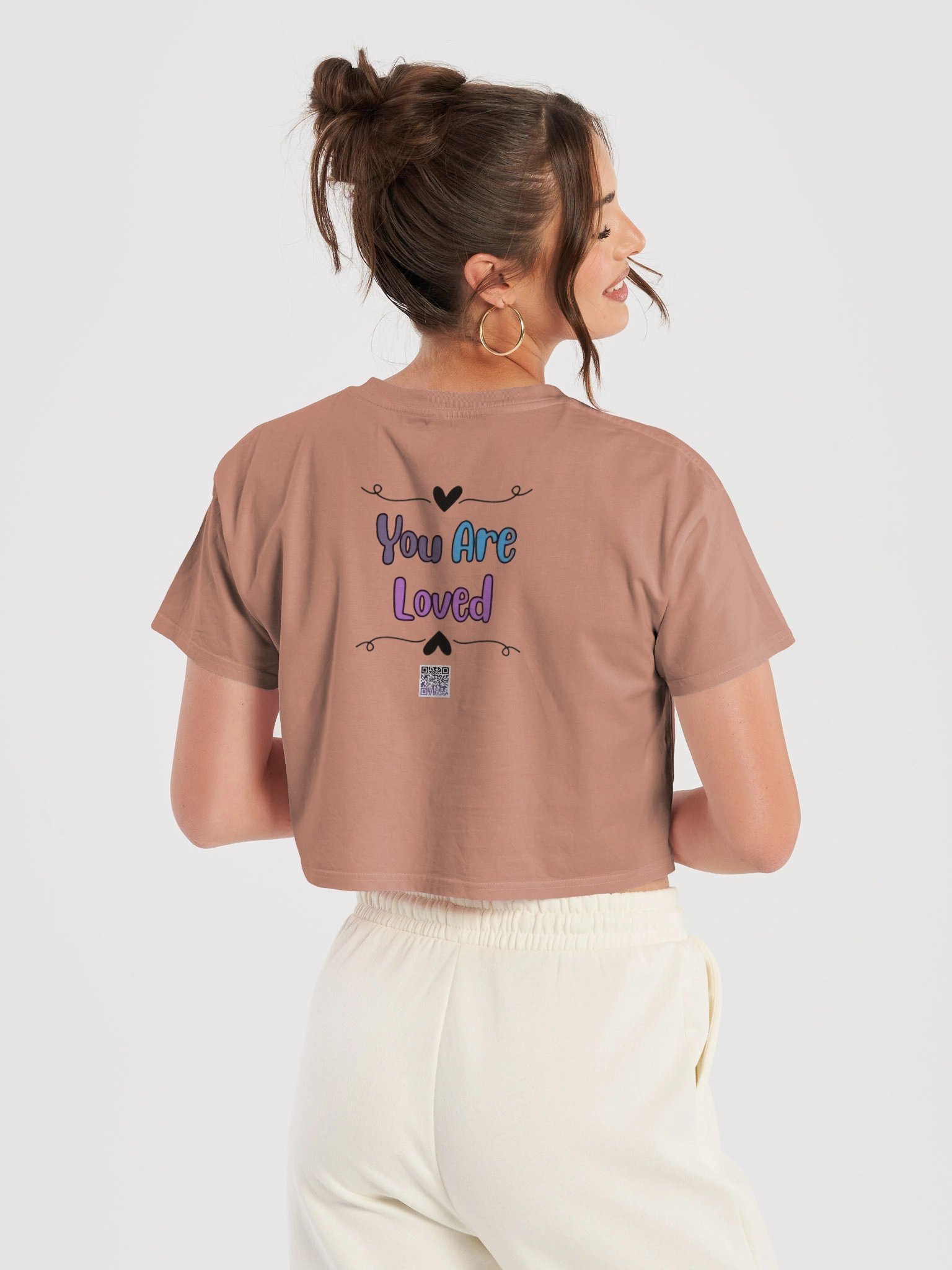 You Are Loved Crop Top product image (42)