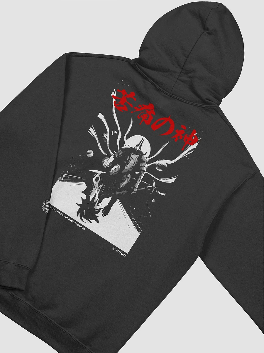Kanji Handwritten Hoodie [Black/Red] Nezarec Final God of Pain product image (4)
