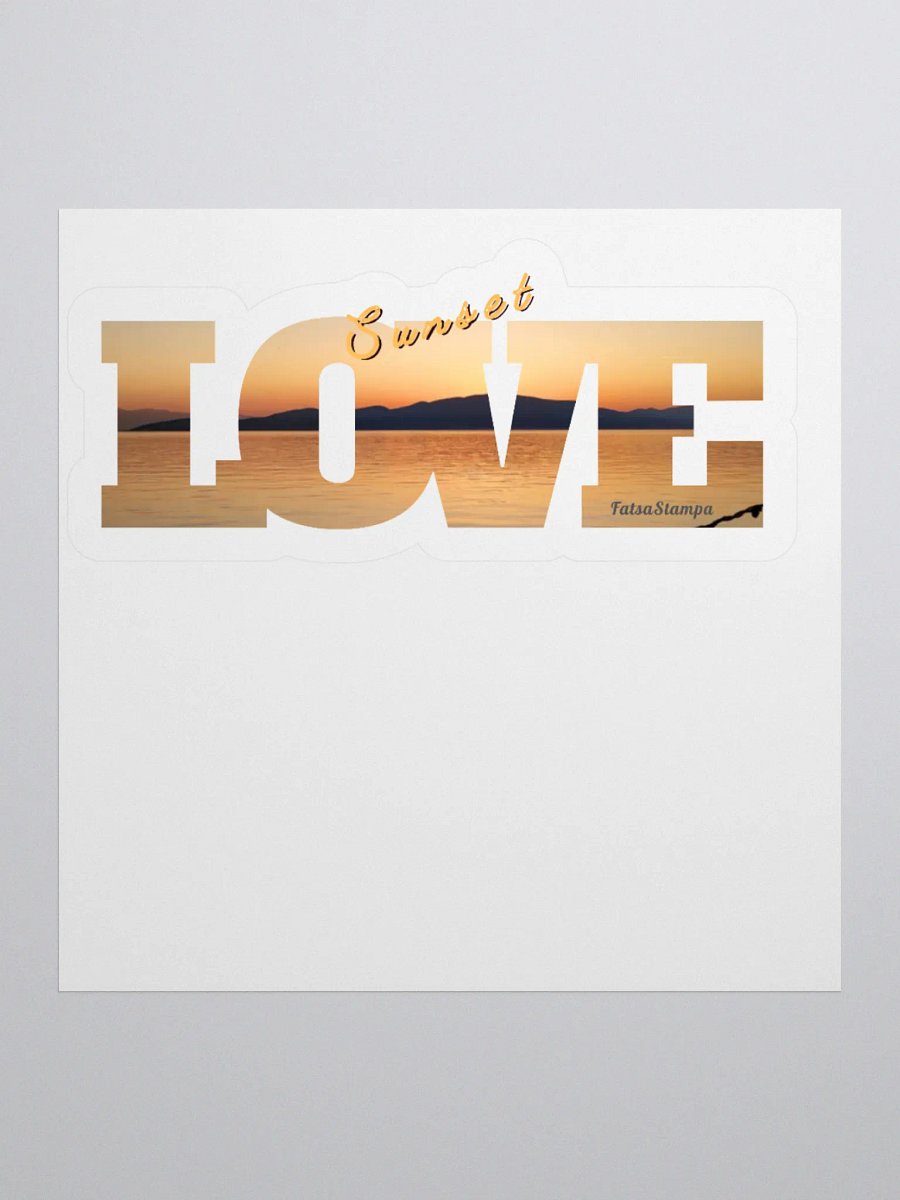 Sunset Serenity Vinyl Stickers product image (1)