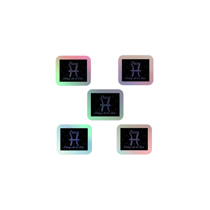 Pisces, Feeling All the Feels, Holo Sticker Pack product image (1)