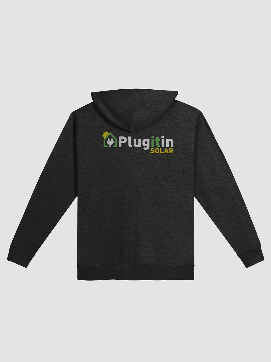 Plug It In Solar High-Quality Fleece Zip-Up Hoodie product image (8)