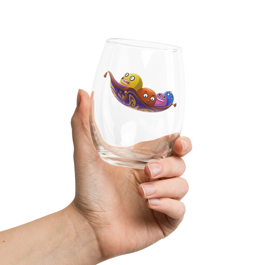 Flying Nurbs - Stemless Wine Glass product image (4)