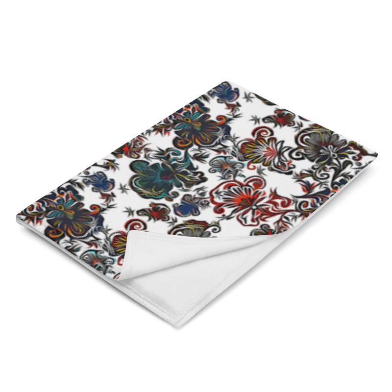 Mysterious Flowers | Throw Blanket product image (7)