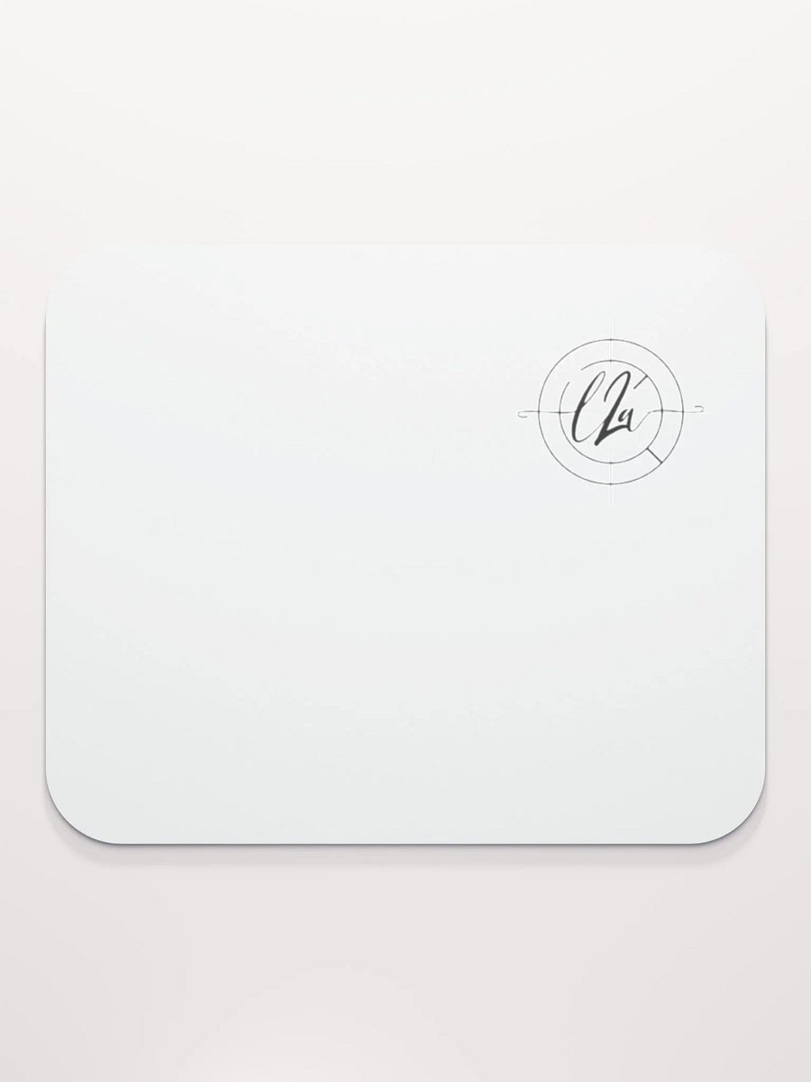 Lrn2aim Reticle White Mousepad product image (2)