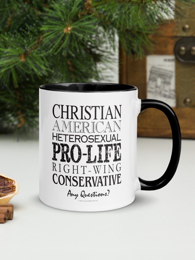 Conservative Christian Mug | Pro-Life Right Wing Heterosexual America Cup | Patriotic Coffee Mug Gift | Traditional Values Tea Mug Ceramic product image (17)