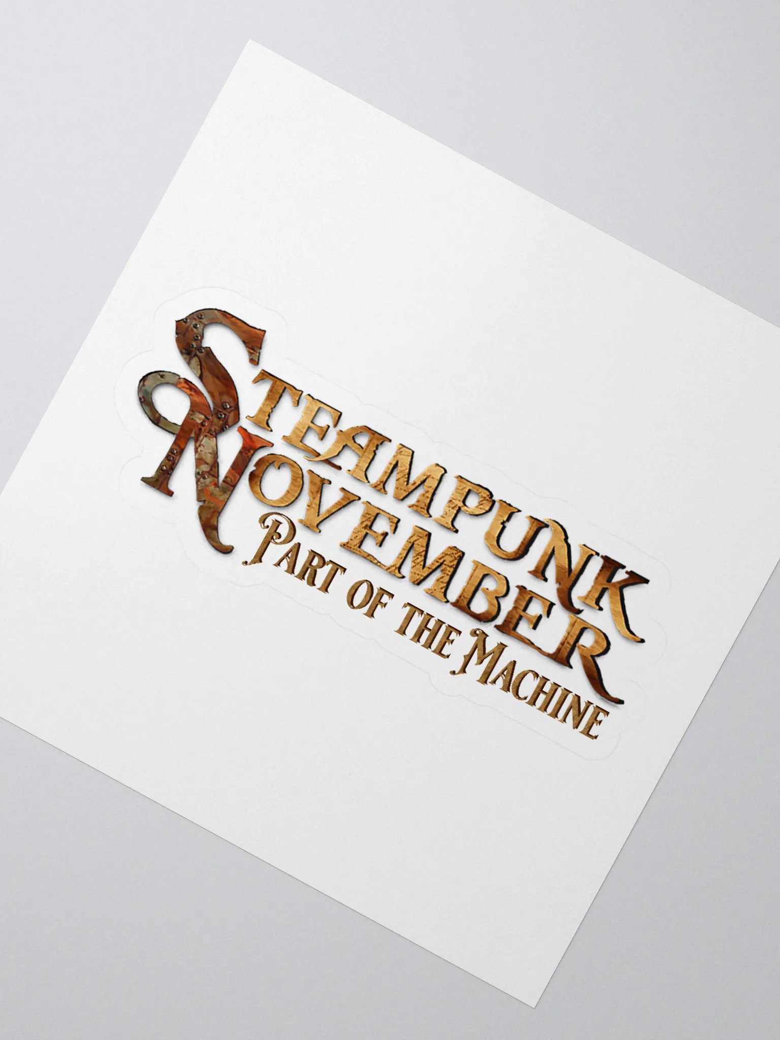 Classic Steampunk November Sticker product image (2)