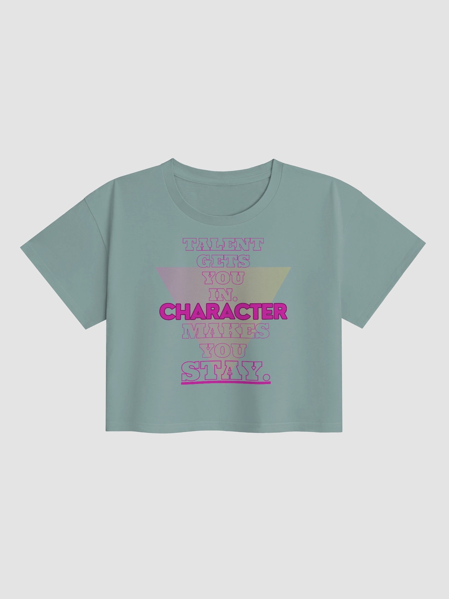 Talent & Character eight22 Beige Sans-Serif Crop Top product image (4)