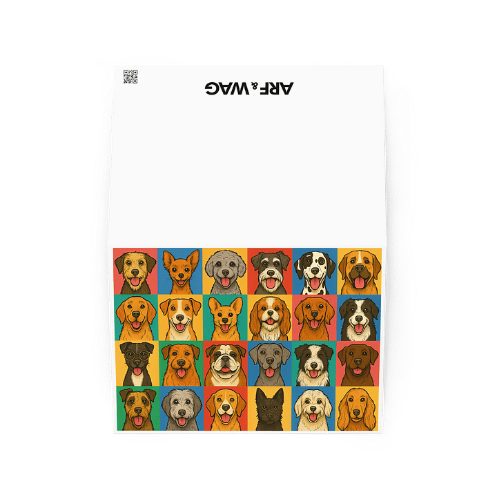 Pawtrait Parade Greeting Card – Arf & Wag Edition product image (2)