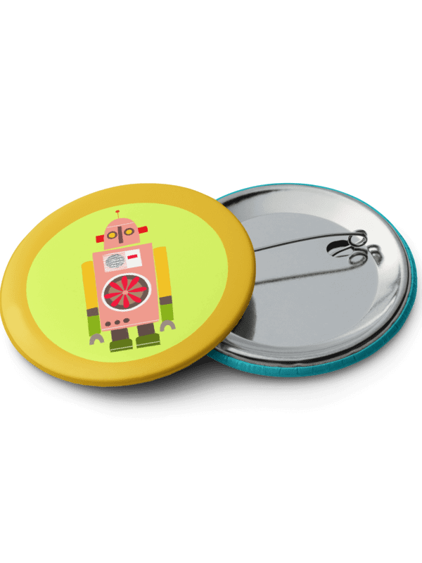 Copy of Atomic Robot Party - Button Pins product image (3)