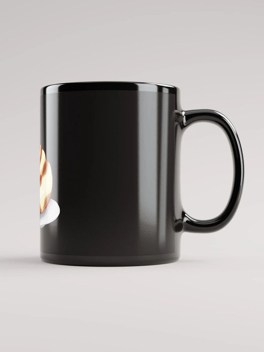 Capybara Cinn Roll Black Glossy Mug product image (1)