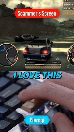 Hijacking a Scammers Game