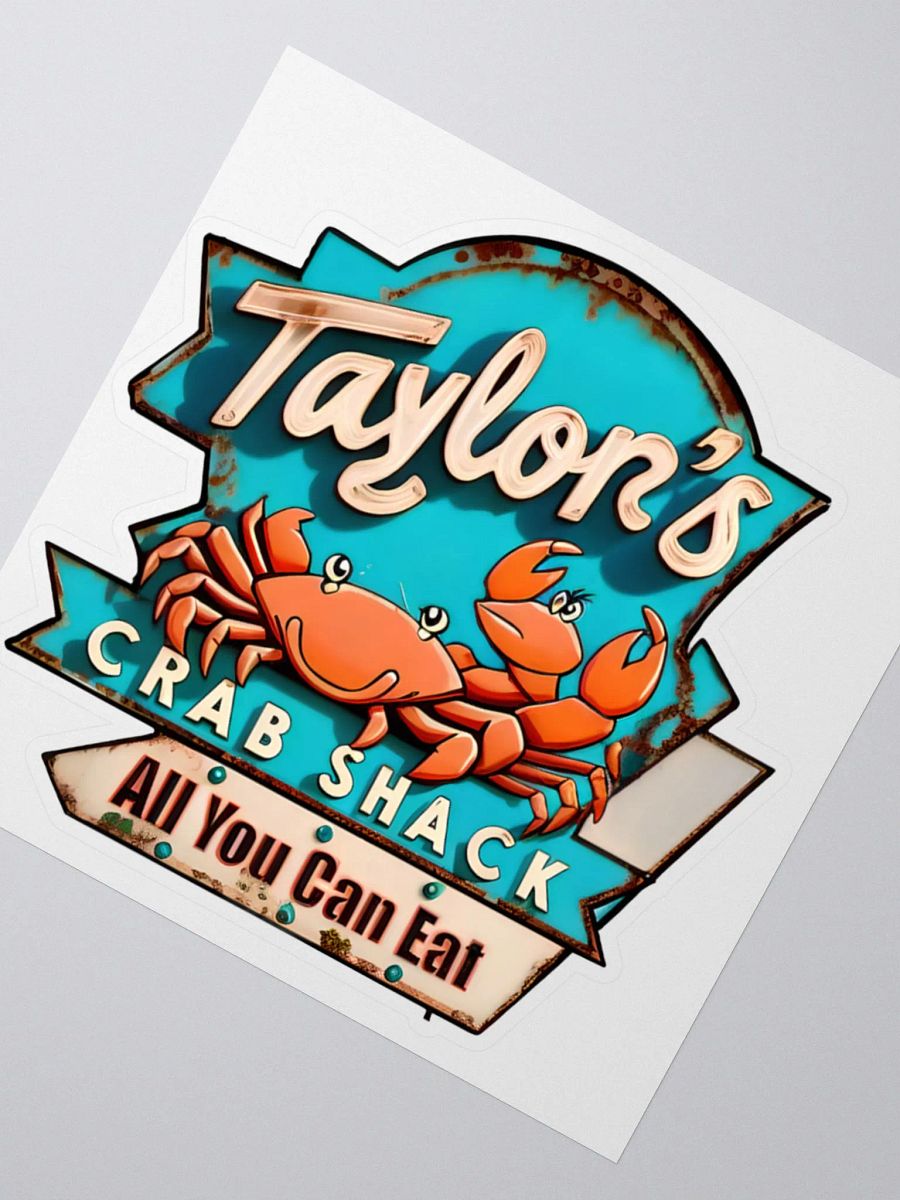 Taylor's Crab Shack Sticker product image (2)