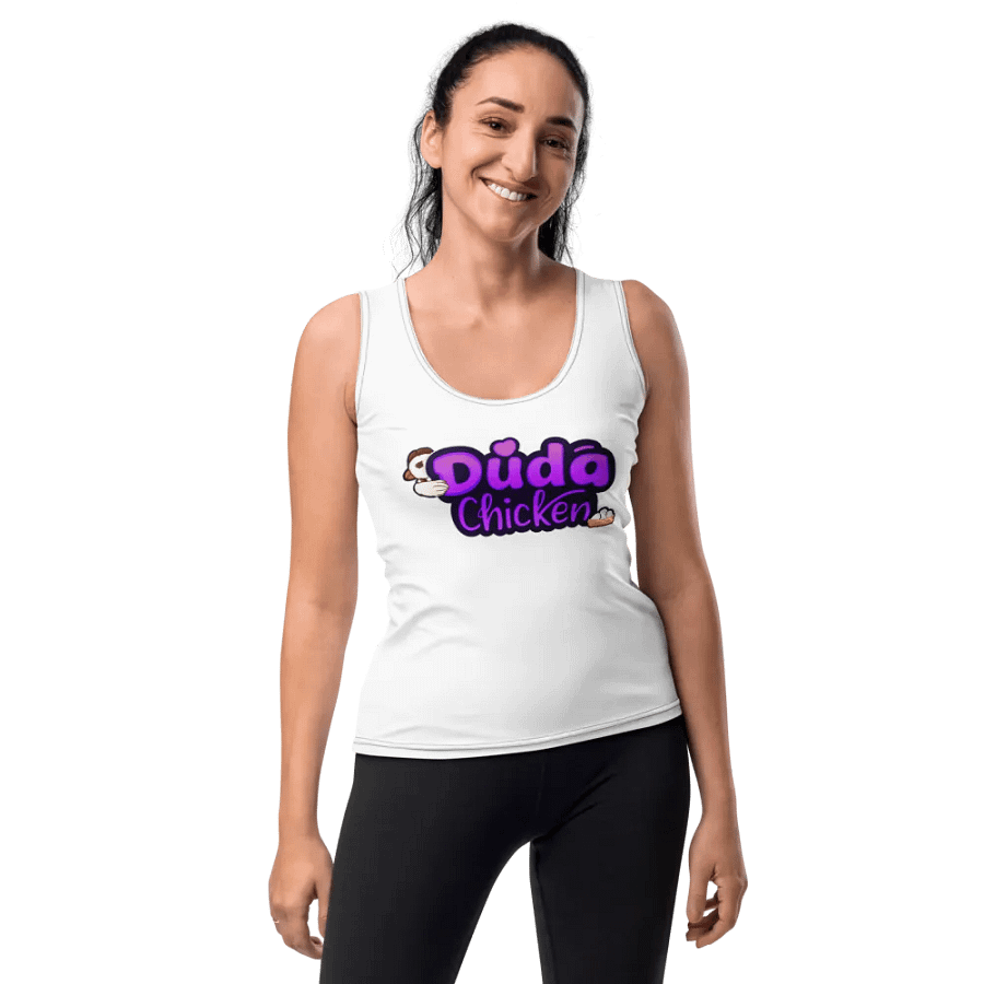Dudachicken Peeking All-Over Print Women's Tank Top product image (10)