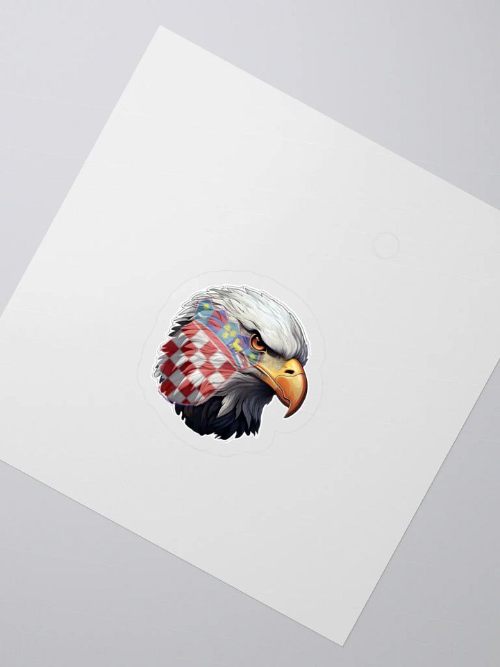Croatian Eagle Flag Kiss Cut Stickers product image (2)