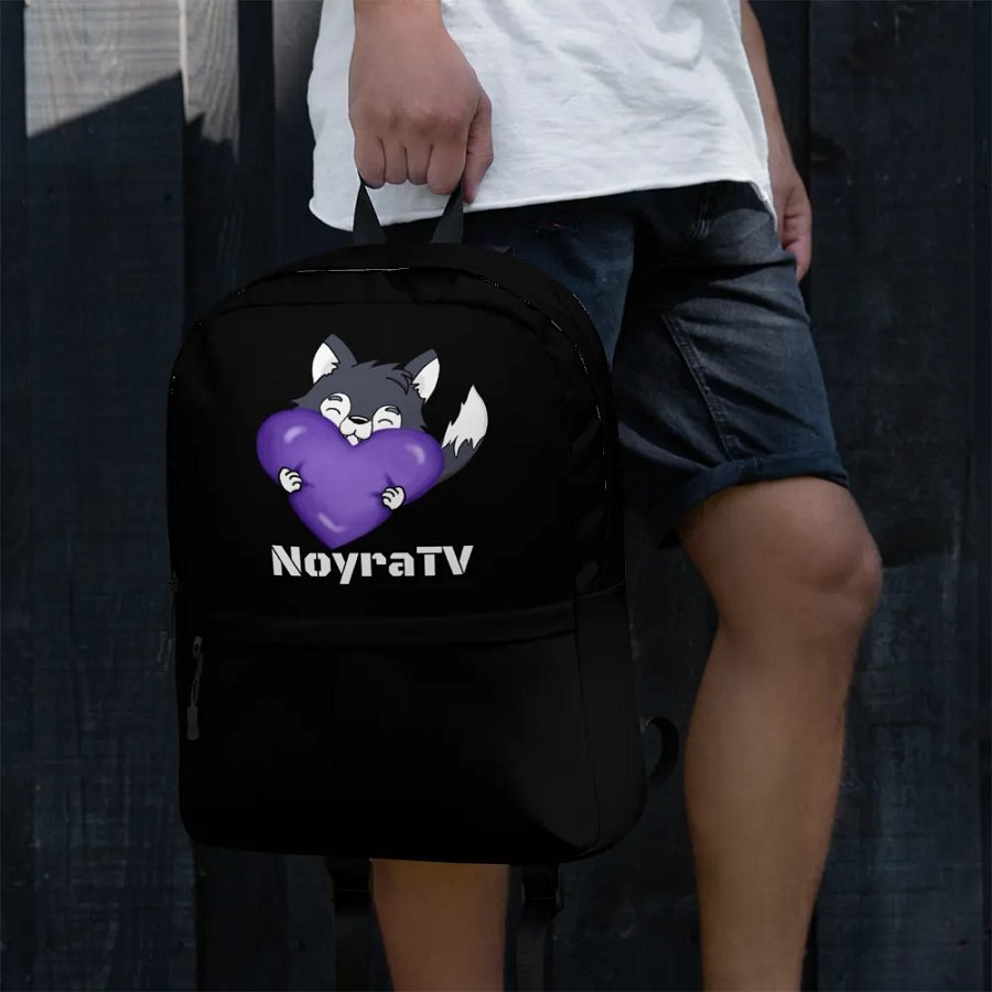 Wolf Hug Heart All-Over Print Backpack product image (4)
