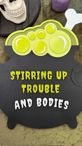 Gluing on the letters for my Witch Cauldron file—definitely my favorite detail on this piece. 🧙‍♀️ It’s the little things tha...