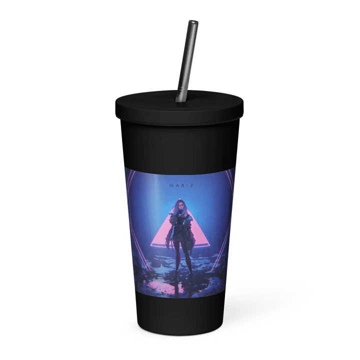Cyberpunk V.1 Tumbler with a Straw product image (1)