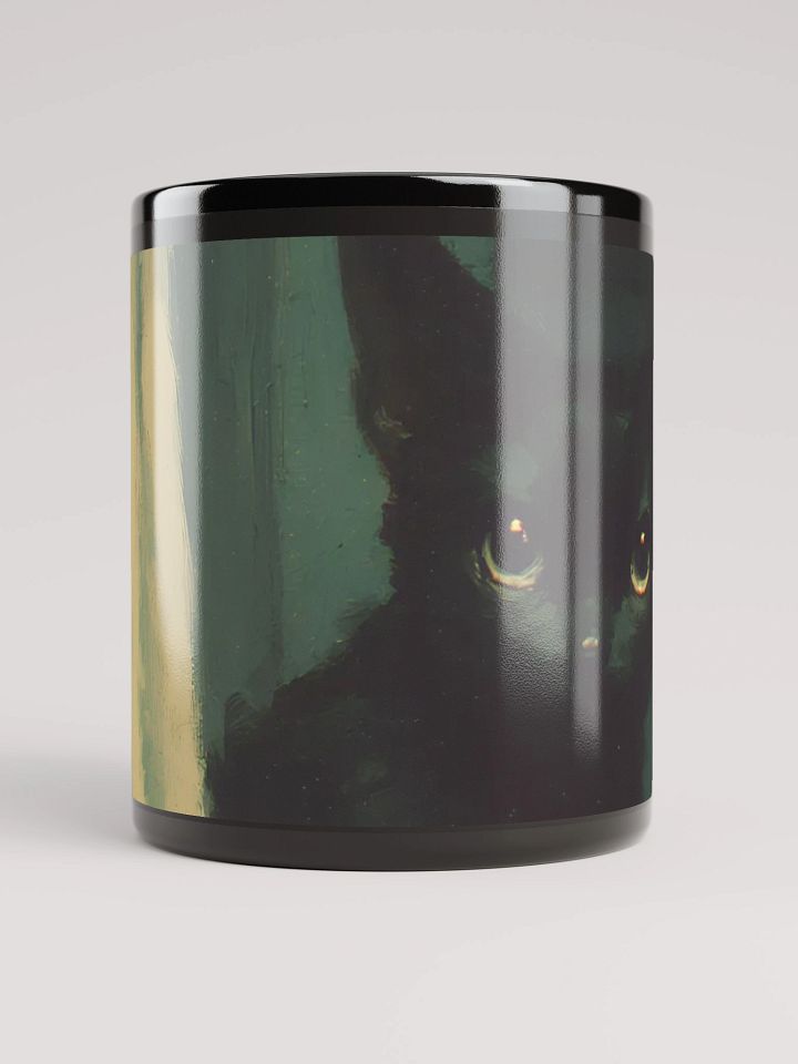 Reflective Eyes Black Cat Mug product image (1)