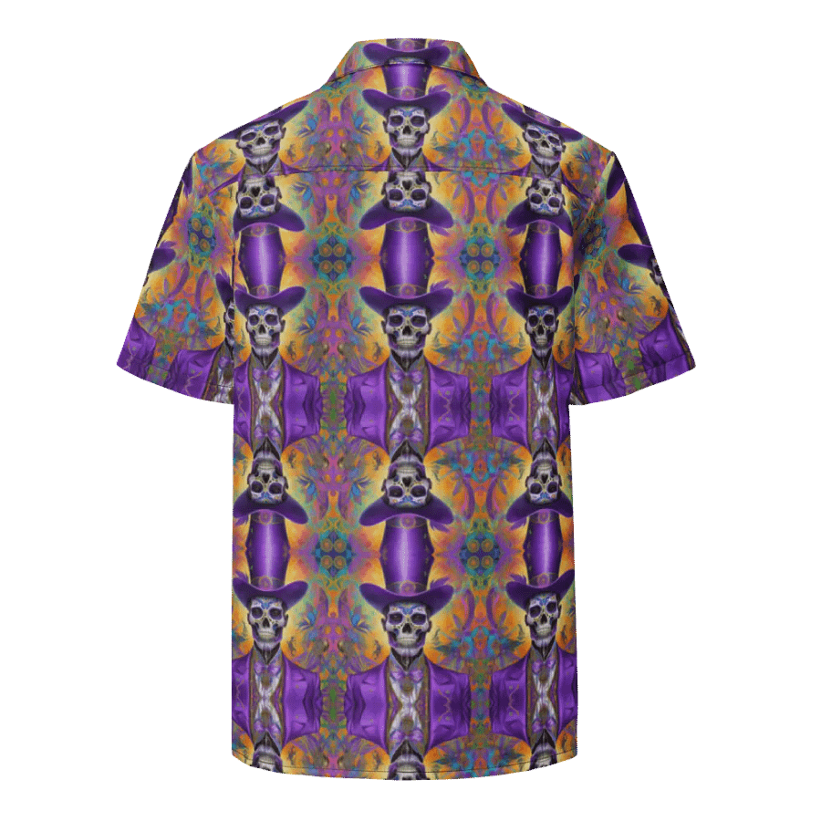 Psychedelic Skeletons Hawaiian Shirt product image (3)