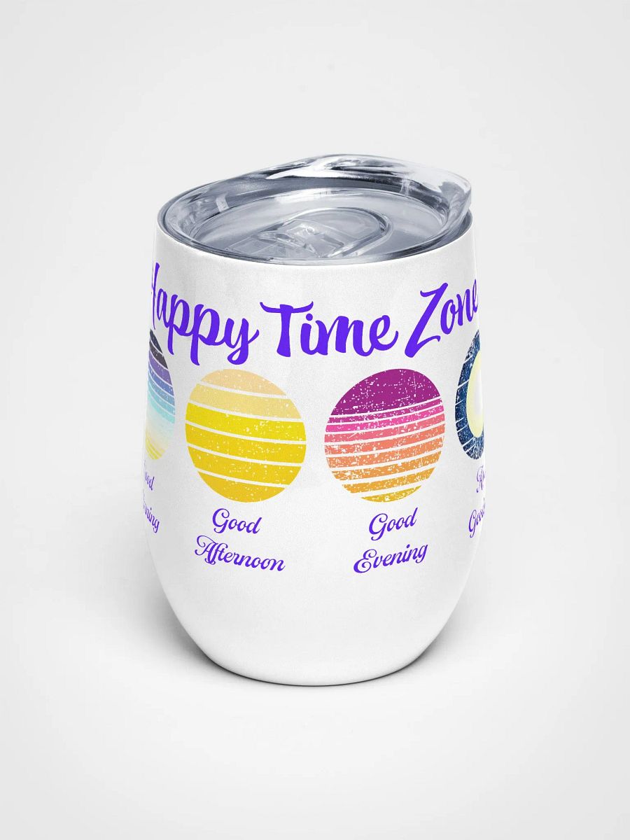 Happy Time Zone Wine Tumbler product image (1)